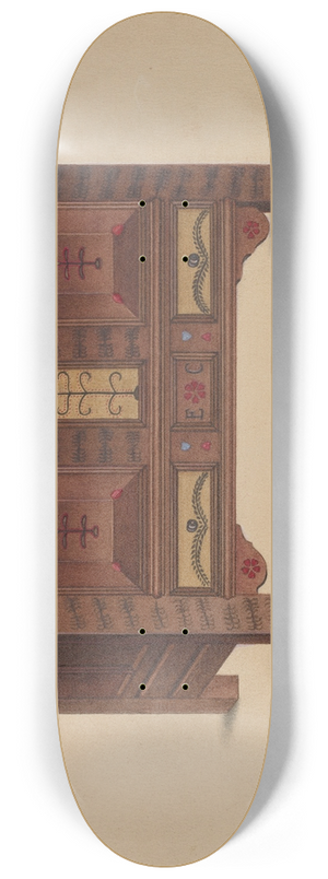 Sumner Merrill - Painted Chest 8.25 inch art skate deck