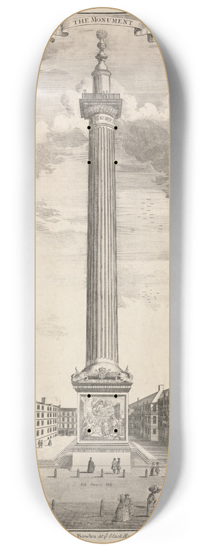 Sutton Nicholls - The Monument 8.25 inch art skate deck