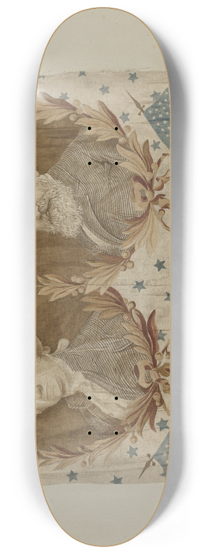 Suzanne Roy - Historical Printed Cotton 8.25 inch art skate deck