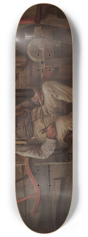 John George Brown - Boat Builder 8.25 inch art skate deck