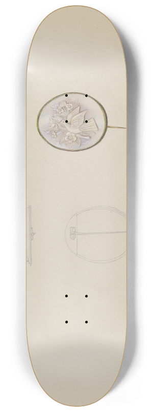 Sylvia De Zon - Brooch 8.25 inch art skate deck