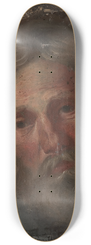 Szymon Czechowicz - Study of an old mans head 8.25 inch art skate deck