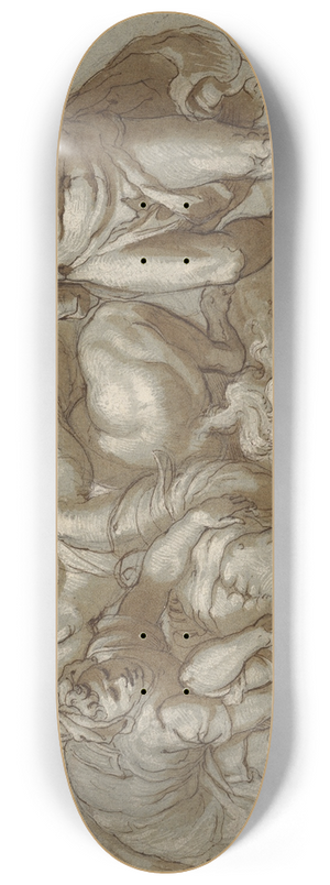 Taddeo Zuccaro - The Conversion of Saint Paul 8.25 inch art skate deck