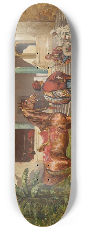 Tadeusz Ajdukiewicz - A turkish courtyard 8.25 inch art skate deck