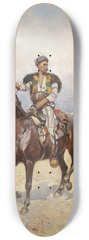 Tadeusz Ajdukiewicz - Eastern horseman 8.25 inch art skate deck