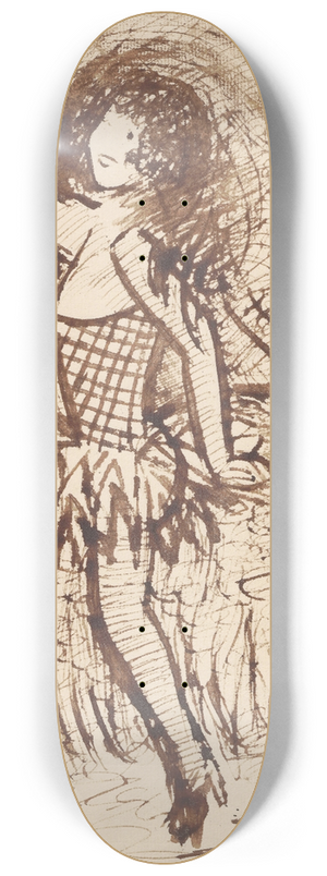 Tadeusz Makowski - Dancer 8.25 inch art skate deck