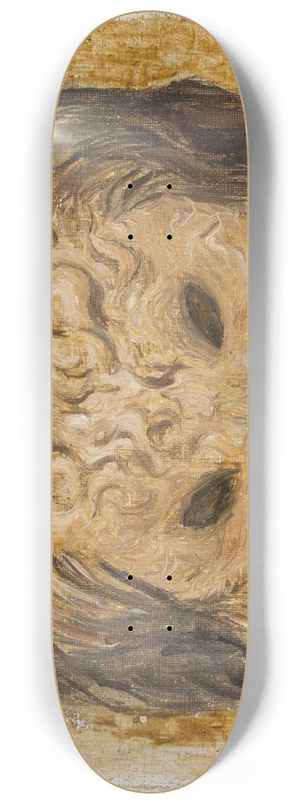 Tadeusz Makowski - Dogs head 8.25 inch art skate deck