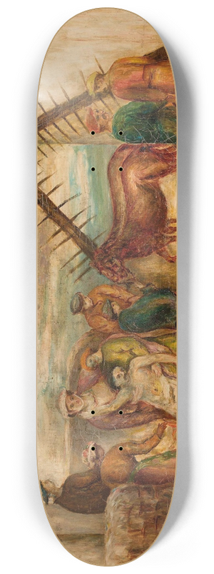 Tadeusz Makowski - Good Samaritan 8.25 inch art skate deck