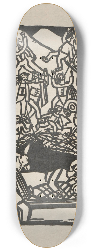 Tadeusz Makowski - Hola, hola carol 8.25 inch art skate deck