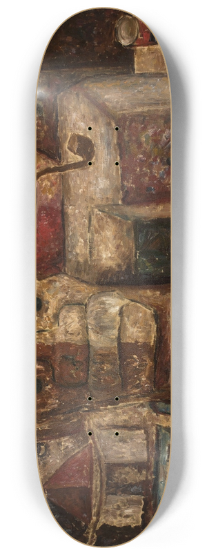 Tadeusz Makowski - La Buvette 8.25 inch art skate deck