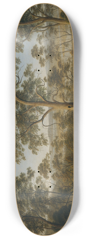 John Glover - Launceston and the river Tamar 8.25 inch art skate deck