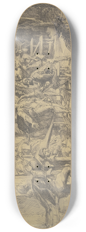Theodor Alt - Bowling farmer 8.25 inch art skate deck