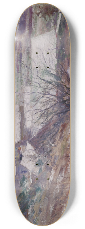 Theodore Robinson - Winter Landscape 8.25 inch art skate deck