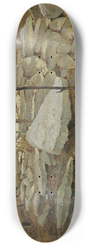 Theodor Von Hrmann - Eisschollen Am Ufer Der Thaya 8.25 inch art skate deck