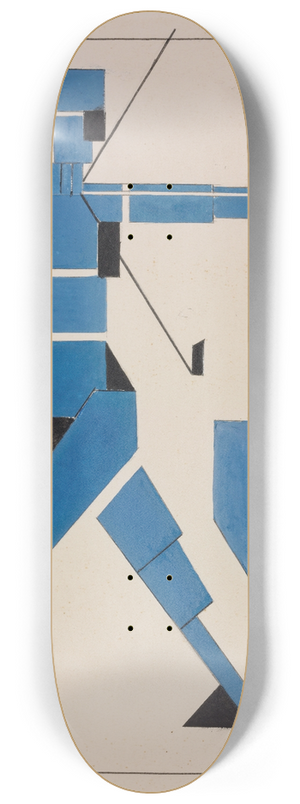 Theo van Doesburg - Design for Poster 8.25 inch art skate deck