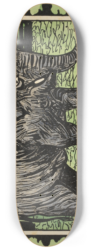 Theo van Hoytema - Elephant With Bottle 8.25 inch art skate deck