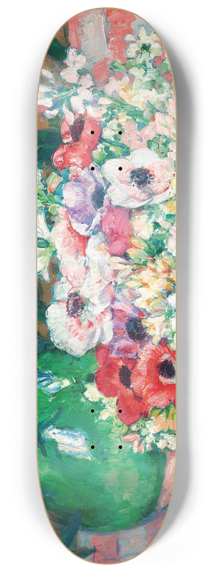 Theo van Rysselberghe - Anmones Et Eucalyptus 8.25 inch art skate deck