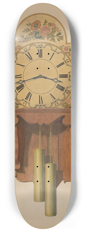 Therkel Anderson - Wall Clock 8.25 inch art skate deck