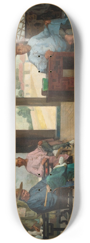 Thodore Didier Delamarre - Afternoons rest 8.25 inch art skate deck