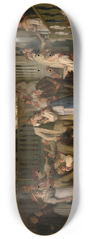 Thodore Grard - Guests at a Wedding 8.25 inch art skate deck