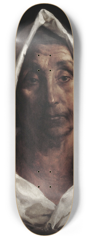 Thodore Gricault - The Old Italian Woman 8.25 inch art skate deck