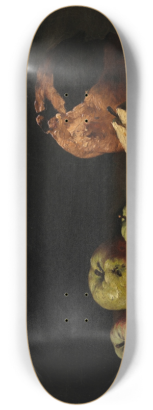 Thodule Ribot - Still Life with Apples and a Pomegranate 8.25 inch art skate deck