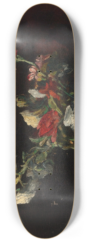 Thodule Ribot - Still Life With Flowers 8.25 inch art skate deck