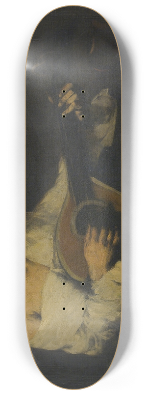 Thodule Ribot - The Mandolin Player 8.25 inch art skate deck