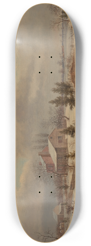 Thomas Birch - Pennsylvania WinterScene 8.25 inch art skate deck