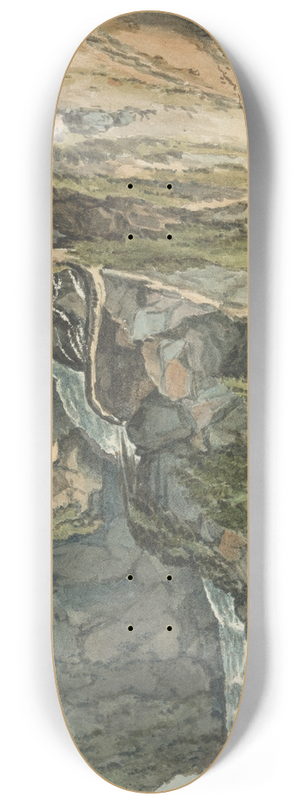 Thomas Bradshaw - A Waterfall 8.25 inch art skate deck