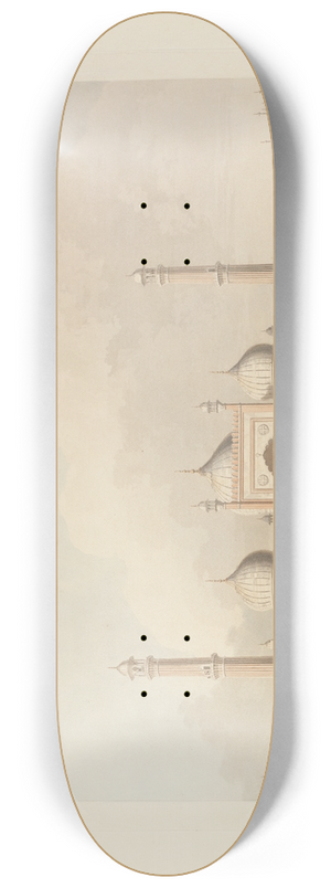 Thomas Daniell - Oriental scenery Pl.23 8.25 inch art skate deck