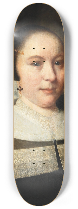 Thomas de Keyser - Portrait of a lady 8.25 inch art skate deck