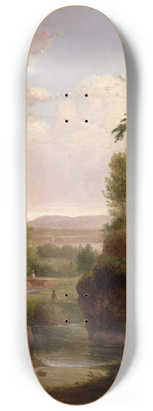 Thomas Doughty - View toward the Hudson River 8.25 inch art skate deck
