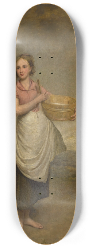 Thomas Duncan - A milkmaid in a landscape 8.25 inch art skate deck