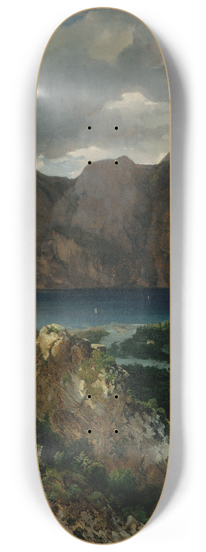 Thomas Ender - Blick auf den Gardasee 8.25 inch art skate deck