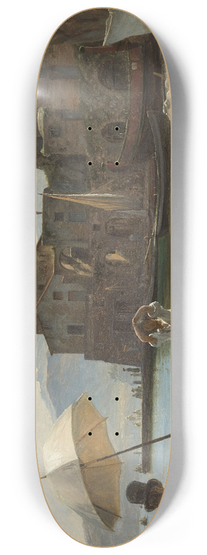 Thomas Fearnley - The Painter and the Boy 8.25 inch art skate deck