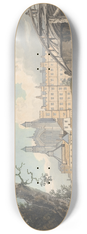 Thomas Girtin - Eton College from Datchet Road 8.25 inch art skate deck