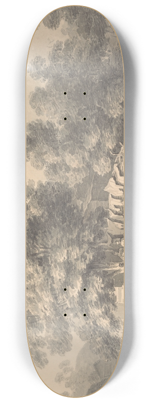 Thomas Hearne - A Rustic Scene 8.25 inch art skate deck