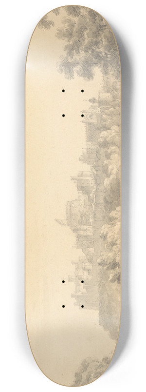 Thomas Hearne - Windsor Castle 8.25 inch art skate deck
