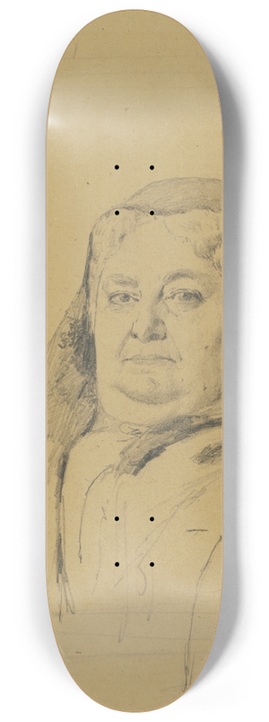 Thomas Hovenden - Elizabeth Cady Stanton 8.25 inch art skate deck