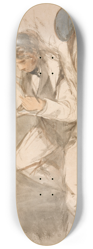 Thomas Miles Richardson, Jr. - A man resting 8.25 inch art skate deck