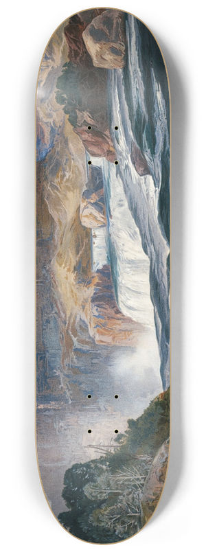 Thomas Moran - Great Falls of Snake River, Idaho Territory 8.25 inch art skate deck