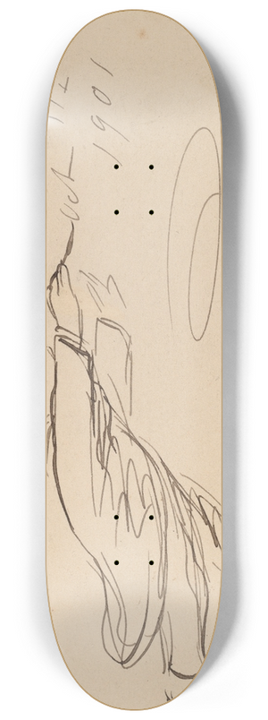 Thomas Nast - Signature TH. Nast Oct. 17_1901 8.25 inch art skate deck