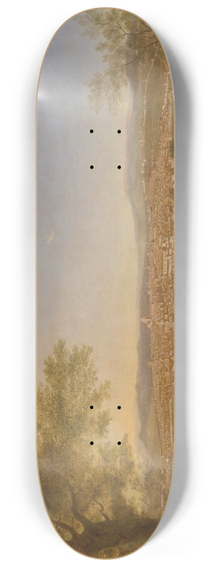 Thomas Patch - A Panoramic View of Florence from Bellosguardo 8.25 inch art skate deck