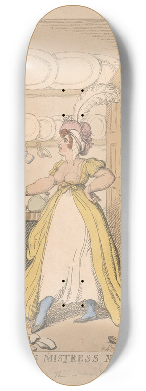 Thomas Rowlandson - Whos mistress now 8.25 inch art skate deck
