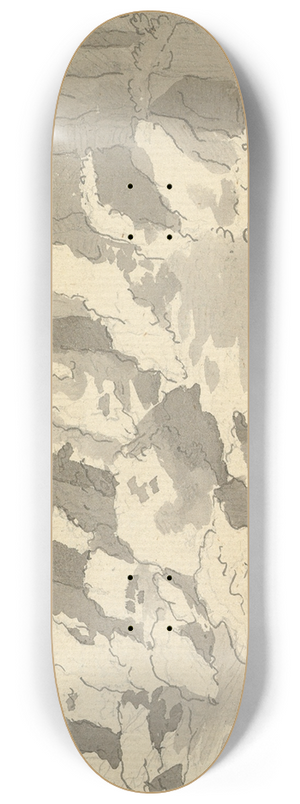 Thomas Sandby - Design for Rock-work at Virginia Water, Windsor Great Park 8.25 inch art skate deck