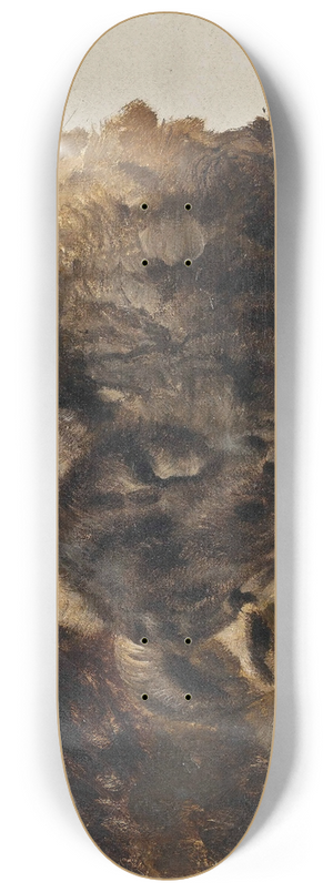 Thomas Sidney Cooper - Study Of A Rams Head 8.25 inch art skate deck