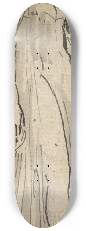 Thomas Stothard - Girl. 8.25 inch art skate deck