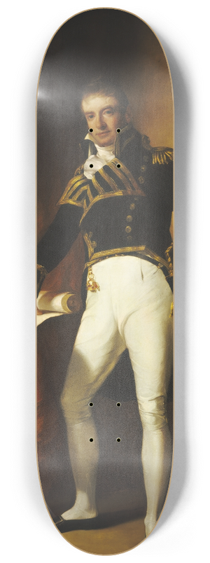 Thomas Sully - Captain Charles Stewart 8.25 inch art skate deck