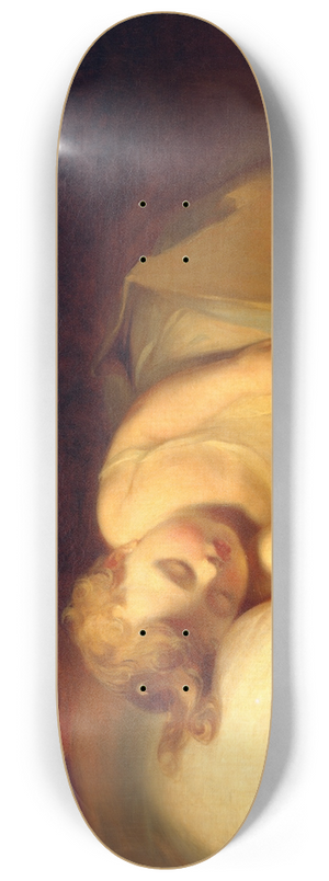 Thomas Sully - Child Asleep (The Rosebud) 8.25 inch art skate deck